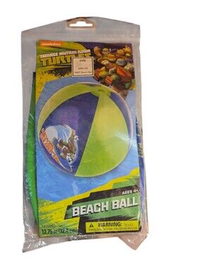 TMNT Teenage Mutant Ninja Turtles Beach Ball Nickelodeon NIP Summer Toy 2015